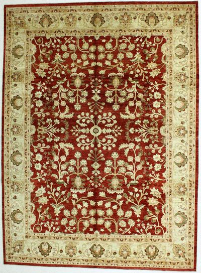 Red Ushak Rug #483 • 8′0″ x 10′10″ • Wool on Cotton