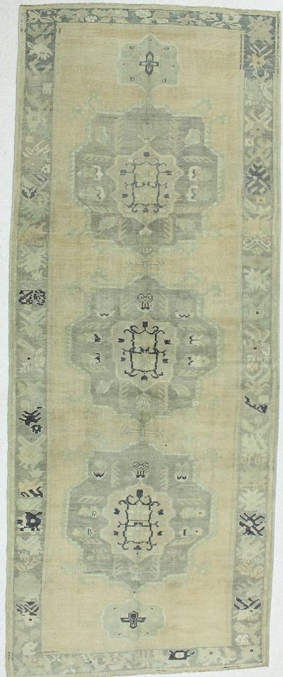 Ivory Konya Rug #983 • 4′11″ x 12′6″ • 100% Wool