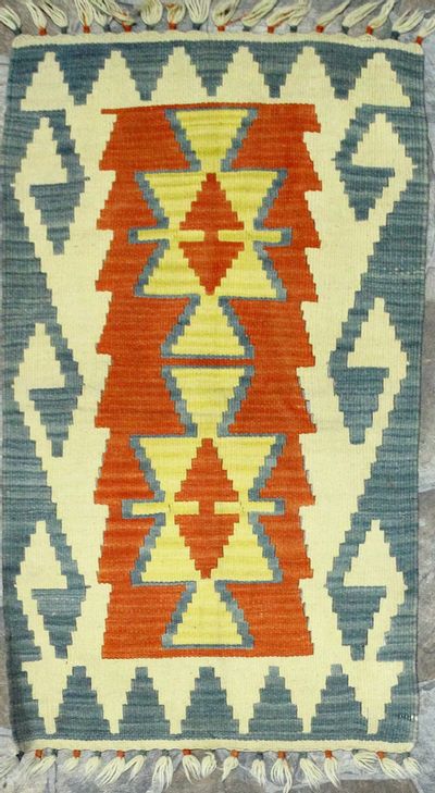 Multicolor Kilim Rug #867 • 2′1″ x 3′1″ • 100% Wool