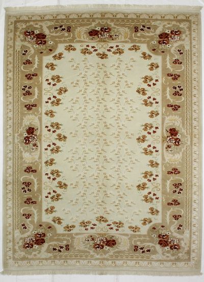 Ivory Ottoman Rug #8320 • 8′0″ x 10′6″ • 100% Wool