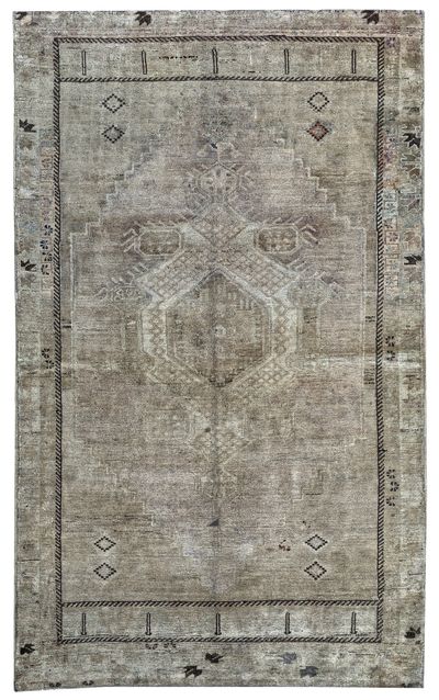 Ivory Konya Rug #56 • 4′7″ x 8′1″ • 100% Wool