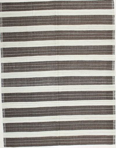 Ivory Modern Rug #2009 • 6′9″ x 10′0″ • 100% Wool