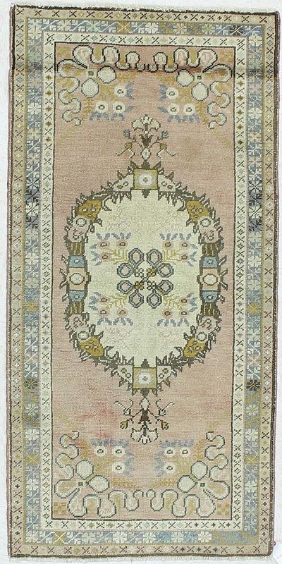 PINK Konya Rug #177 • 2′10″ x 6′0″ • 100% Wool