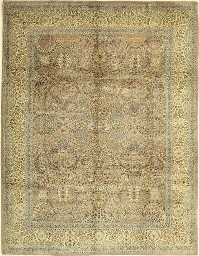 Purple Tabriz Rug #718 • 8′2″ x 10′6″ • 100% Wool