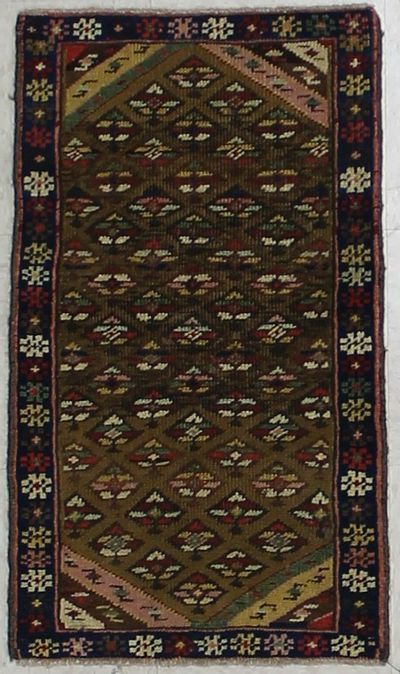 Gold Konya Rug #1977 • 1′7″ x 2′10″ • 100% Wool