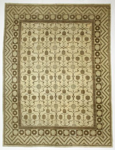 Ivory Kothan Rug #774 • 8′9″ x 11′8″ • Wool on Cotton
