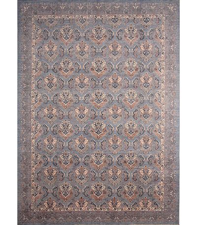 Blue Ushak Rug #6724 • 9′7″ x 13′7″ • 100% Wool