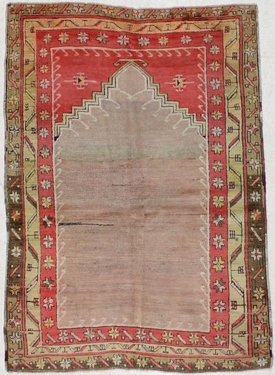 Light Red Sivas Rug #1510 • 3′3″ x 4′8″ • 100% Wool