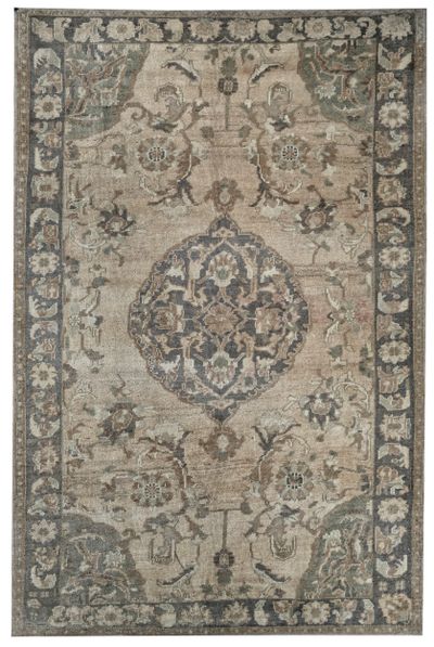 Ivory Konya Rug #67 • 5′7″ x 9′0″ • 100% Wool