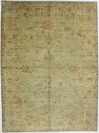 Light Blue Karaman Rug #548 • 9′1″ x 12′3″ • 100% Wool