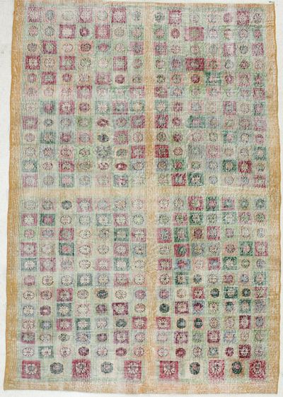 Multicolor Modern Rug #1952 • 6′2″ x 9′0″ • 100% Wool