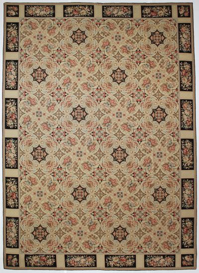 Ivory Kilim Rug #7197 • 10′1″ x 14′1″ • 100% Wool