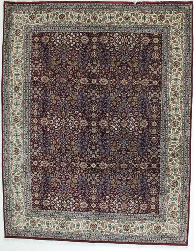 Red Hereke Rug #408 • 8′1″ x 10′2″ • Wool on Cotton