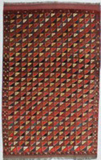 Multicolor Yamut Rug #801 • 6′4″ x 10′1″ • 100% Wool