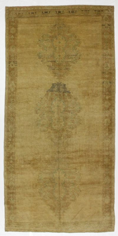 Ivory Konya Rug #1003 • 5′4″ x 10′11″ • 100% Wool