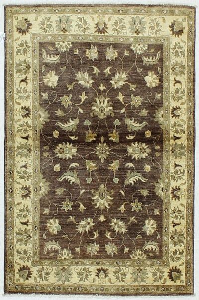 Brown Ushak Rug #438 • 3′3″ x 5′0″ • Wool on Cotton