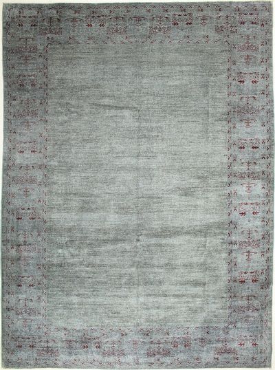 Gray Himalaya Rug #7267 • 10′0″ x 13′8″ • Wool on Cotton