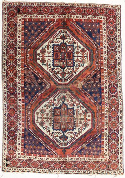Multicolor Shirvan Rug #2090 • 4′10″ x 7′0″ • 100% Wool