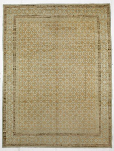 Light Brown Kothan Rug #7205 • 7′9″ x 10′3″ • 100% Wool