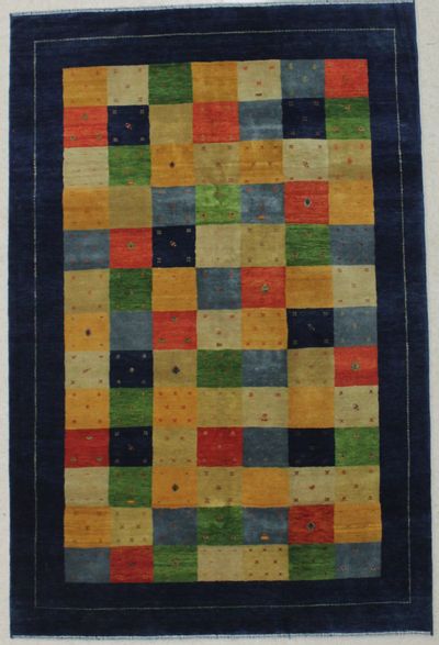 Multicolor Modern Rug #8705 • 5′4″ x 8′0″ • 100% Wool