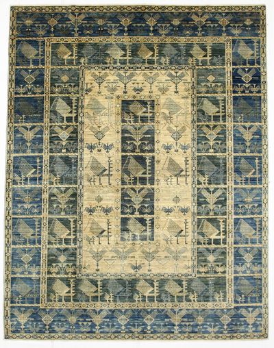 Ivory FARYAB Rug #6934 • 8′1″ x 10′4″ • 100% Wool