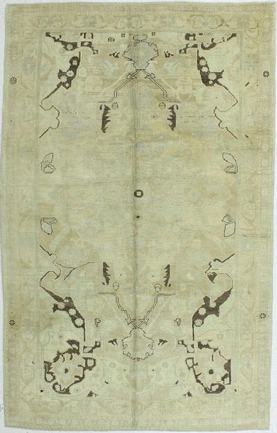 Ivory Konya Rug #69 • 5′10″ x 9′3″ • 100% Wool