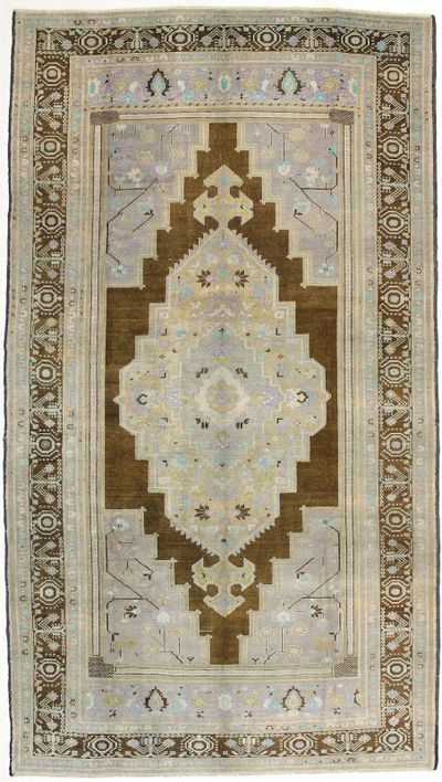 Brown Konya Rug #1501 • 6′9″ x 12′9″ • 100% Wool
