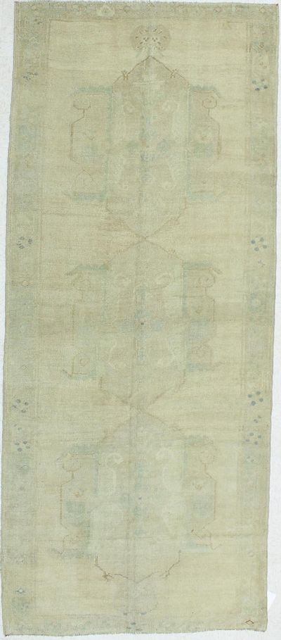 Ivory Konya Rug #975 • 4′9″ x 11′5″ • 100% Wool