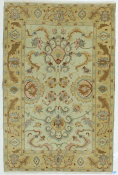 Gold Esme Rug #539 • 4′1″ x 6′2″ • 100% Wool