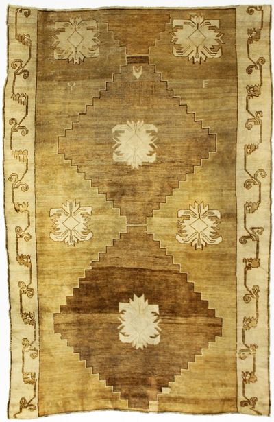 Brown Konya Rug #781 • 7′5″ x 11′8″ • 100% Wool