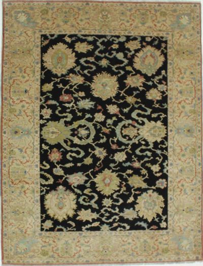 Black Karaman Rug #615 • 8′1″ x 10′8″ • 100% Wool