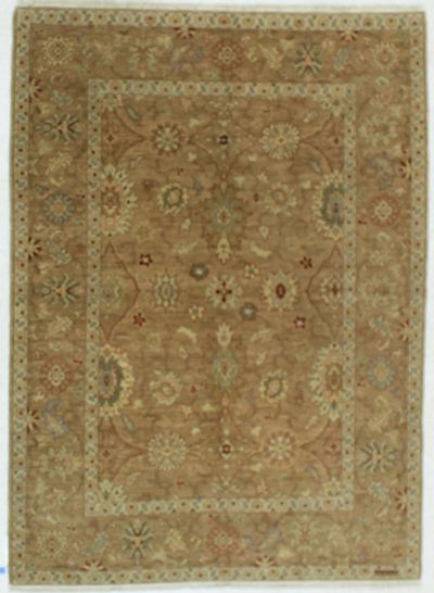 Brown Esme Rug #529 • 5′1″ x 6′11″ • 100% Wool