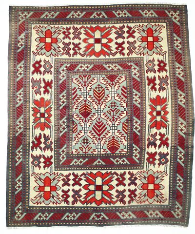 Red Kilim Rug #213 • 8′6″ x 10′2″ • 100% Wool