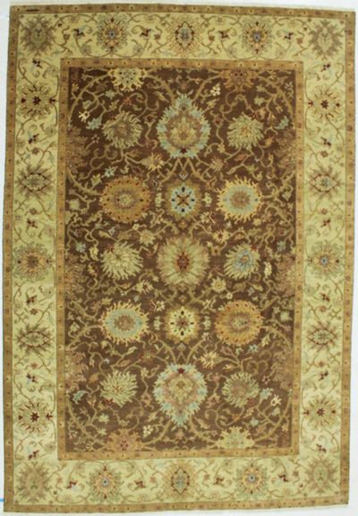Brown Gordes Rug #532 • 8′10″ x 12′11″ • 100% Wool