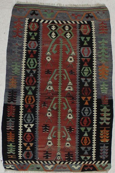 Ivory Sivas Rug #1526 • 3′3″ x 5′1″ • 100% Wool
