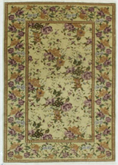 Ivory Gordes Rug #534 • 4′2″ x 5′10″ • 100% Wool