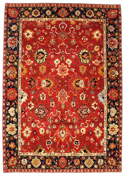 Red Ottoman Rug #8413 • 8′9″ x 12′6″ • 100% Wool