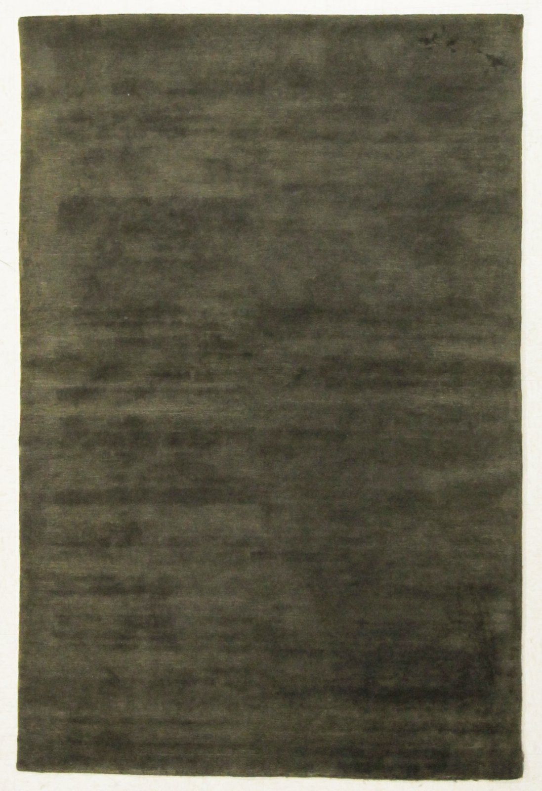 Dark Olive Green Modern Rug 7647 • 4′0″ x 6′0″ • 100 Wool • Hasan's Rugs